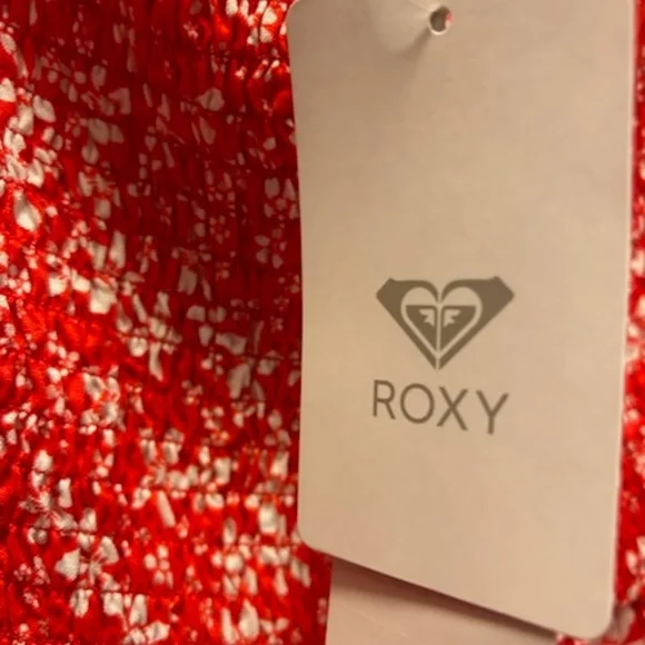 ROXY - Red and white floral sundress - NWT - Picture 3 of 5